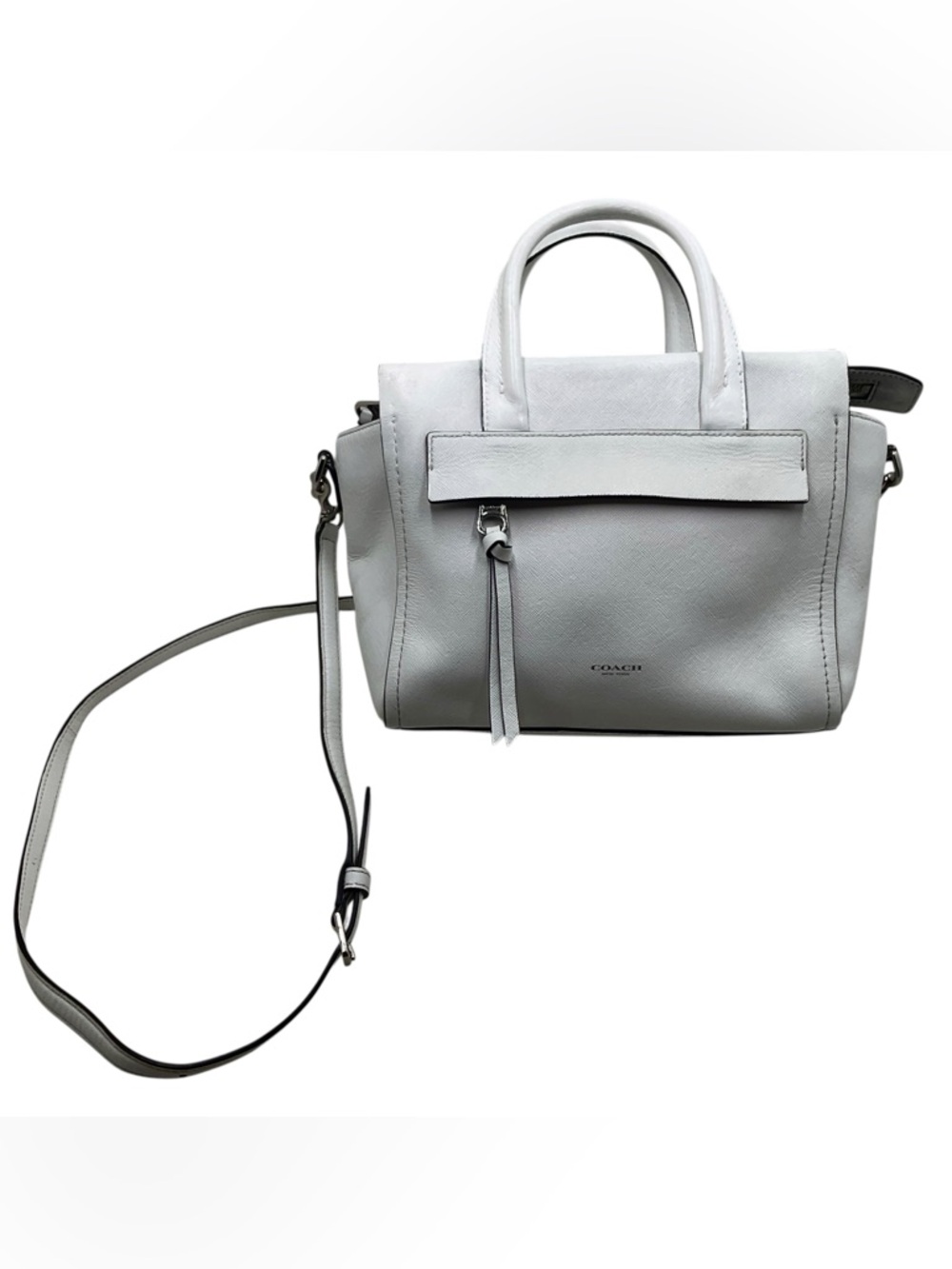 {COACH} Bleecker Mini Riley Carryall Crossbody in Saffiano Leather - Picture 3 of 16